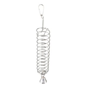 Parrot Essentials Millet & Vegetable Parrot Treats Holder with Bell - Large