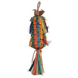 Parrot Essentials Rainbow Pinata Shredding Parrot Toy - Medium