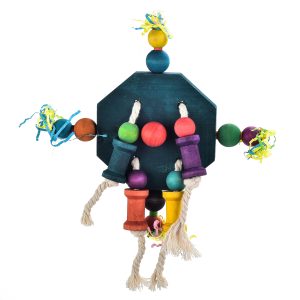 Parrot Essentials Twirler Natural Spinning Parrot Toy