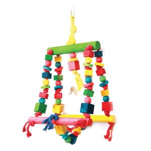 Rainbow Double Swing Parrot Toy
