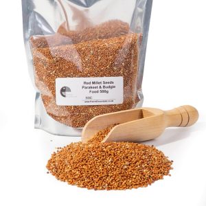 High-Protein Red Millet Seed Mix for Budgies & Parakeets