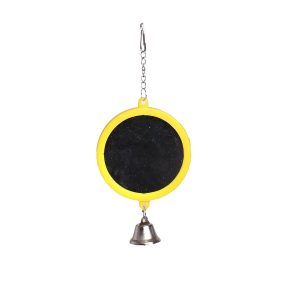 Round Mirror Parrot Toy - Small