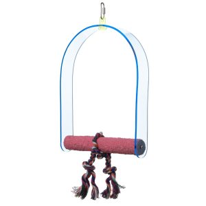 Sanded Nail Trimming Arch Swing Parrot Perch - Medium
