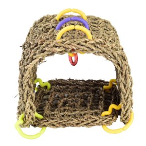 Seagrass Tent Natural Parakeet & Parrot Toy