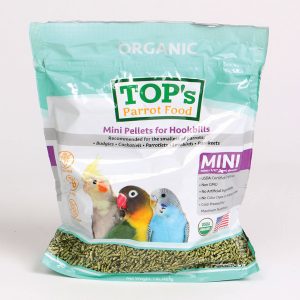TOP's Organic Parrot Food - Mini Pellets