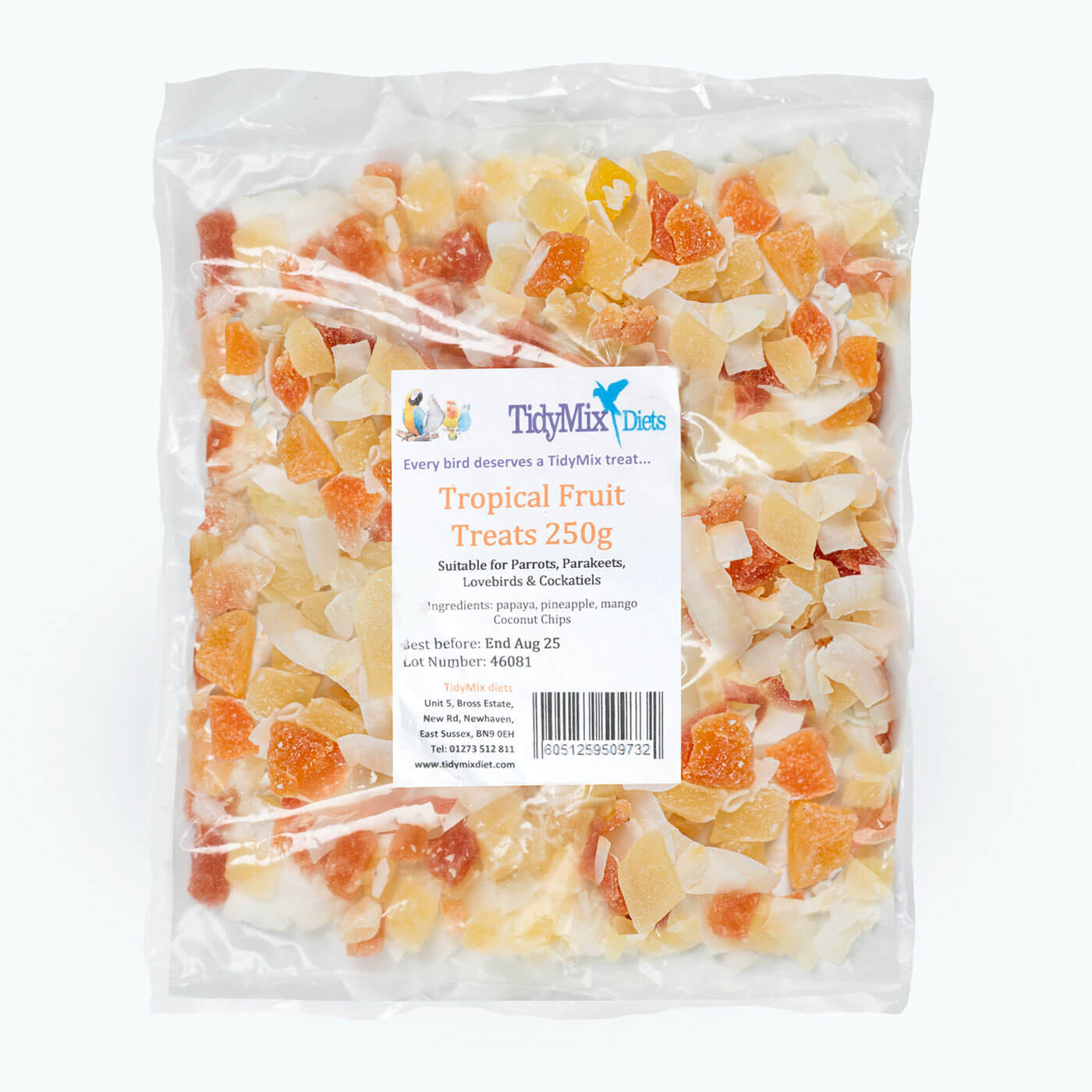 Tidymix Tropical Fruit Parrot Treat - 250g