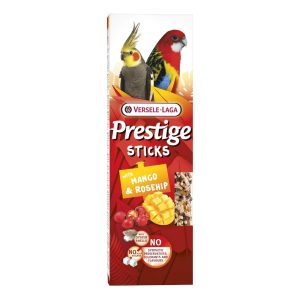 Versele-Laga Prestige Cockatiel & Big Parakeet Treat Sticks with Mango & Rosehip - 140g