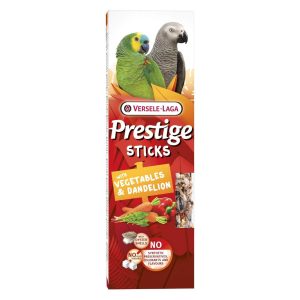 Versele-Laga Prestige Parrot Treat Sticks with Vegetable & Dandelion - 140g