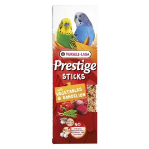 Versele-Laga Prestige Small Parakeet & Budgie Treat Sticks with Vegetables & Dandelion - 60g