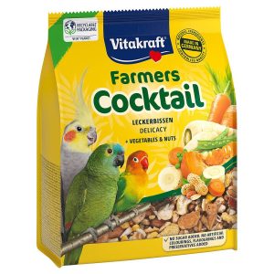 Vitakraft Cocktail Farmers Parrot Treat - Vegetable & Nut - 250g