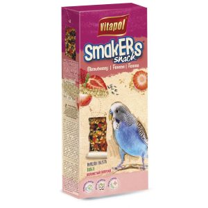 Vitapol Budgie Treat Sticks Twinpack - Strawberry