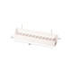 White Plastic Moulded Feeder with Wires for Parrots & Birds - 30cm
