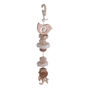 Wild Birdie Nibble Trail Natural Parrot Toy