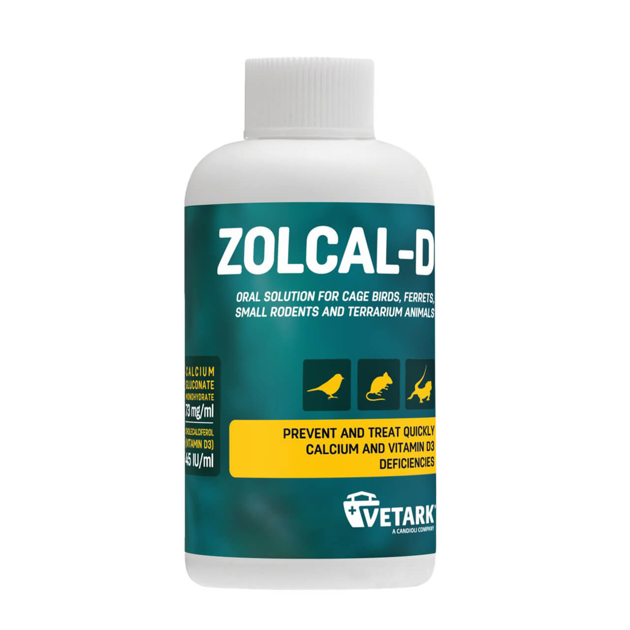 Vetark Zolcal D Calcium with Vitamin D3 Supplement for Birds