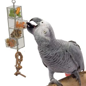 Foraging Tower - Mentally Stimulating Parrot Toy