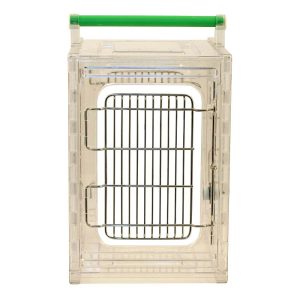 Perch and Go Acrylic Carrier for Pet Birds and Parrots