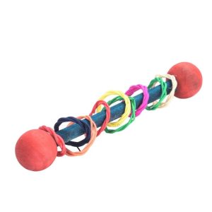 Vine Ring Rattle Natural Foot Parrot Toy